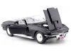 Cochesdemetal.es 1967 Chevrolet Corvette Convertible Black 1:24 Motor Max 73224