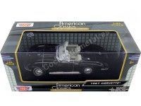 Cochesdemetal.es 1967 Chevrolet Corvette Convertible Black 1:24 Motor Max 73224