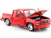 Cochesdemetal.es 1992 GMC Sierra GT Pickup Red 1:24 Motor Max 73204