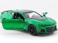 Cochesdemetal.es 2017 Chevrolet Camaro ZL1 Metallic Green 1:24 Motor Max 79351