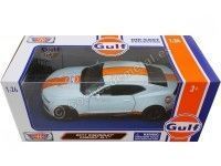 Cochesdemetal.es 2017 Chevrolet Camaro ZL1 "Gulf Edition" Blue/Orange 1:24 Motor Max 79656