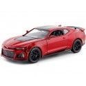 Cochesdemetal.es 2017 Chevrolet Camaro ZL1 Red/Black 1:24 Motor Max 79351