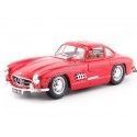 Cochesdemetal.es 1954 Mercedes-Benz 300 SL (W198) "Alas de Gaviota" Rojo 1:24 Bburago 22023