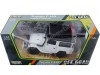 Cochesdemetal.es 1974 Toyota FJ40 Hard Top Off Road Con Portaequipajes Blanco 1:24 motor Max 79137