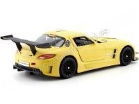 Cochesdemetal.es 2012 Mercedes-Benz SLS AMG GT3 Satin Yellow 1:24 Motor Max 79501