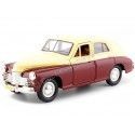 Cochesdemetal.es 1946 Wolga Gaz-M20 Pobeda Burdeos/Crema 1:24 Lucky Diecast 24214