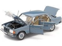 Cochesdemetal.es 1980 Mercedes-Benz 200 (W123) Azul China 1:18 Dealer Edition B66040675