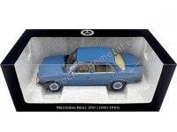Cochesdemetal.es 1980 Mercedes-Benz 200 (W123) Azul China 1:18 Dealer Edition B66040675