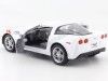 Cochesdemetal.es 2007 Chevrolet Corvette Z06 White 1:24 Lucky Diecast 24207