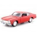 Cochesdemetal.es 1974 Ford Maverick Rojo 1:24 Motor Max 73326