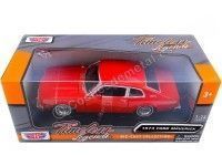 Cochesdemetal.es 1974 Ford Maverick Rojo 1:24 Motor Max 73326