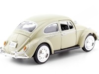 Cochesdemetal.es 1966 Volkswagen Beetle Savannah Beige 1:24 Motor Max 73223