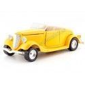 Cochesdemetal.es 1934 Ford Coupe Convertible Yellow 1:24 Motor Max 73218