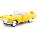 Cochesdemetal.es 1956 Ford Thunderbird Convertible Yellow 1:24 Motor Max 73215