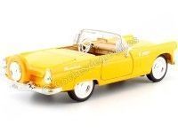 Cochesdemetal.es 1956 Ford Thunderbird Convertible Yellow 1:24 Motor Max 73215