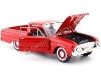 Cochesdemetal.es 1960 Ford Ranchero Pickup Rojo 1:24 Motor Max 79321