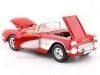 Cochesdemetal.es 1959 Chevrolet Corvette (C1) Rojo/Blanco 1:24 Motor Max 73216