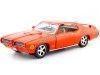 Cochesdemetal.es 1969 Pontiac GTO Judge Naranja 1:24 Motor Max 73242