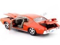 Cochesdemetal.es 1969 Pontiac GTO Judge Naranja 1:24 Motor Max 73242