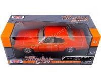 Cochesdemetal.es 1969 Pontiac GTO Judge Naranja 1:24 Motor Max 73242