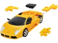 Cochesdemetal.es 2006 Lamborghini Murcielago "Puzle 3D de 64 Piezas" Amarillo 1:32 Happy Well 57060