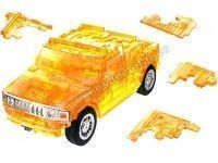 Cochesdemetal.es 2004 Hummer H2 Pickup "Puzle 3D de 70 piezas" Naranja Traslucido 1:32 Happy Well 57101