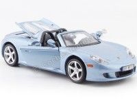 Cochesdemetal.es 2002 Porsche Carrera GT Gris Azulado 1:24 Motor Max 73305
