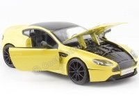 Cochesdemetal.es 2014 Aston Martin V12 Vantage S Metallic Yellow 1:24 Motor Max 79322