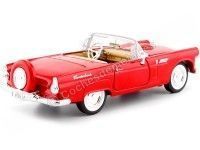 Cochesdemetal.es 1956 Ford Thunderbird Convertible Red 1:24 Motor Max 73215