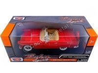 Cochesdemetal.es 1956 Ford Thunderbird Convertible Red 1:24 Motor Max 73215