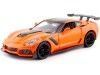 Cochesdemetal.es 2019 Chevrolet Corvette ZR1 Orange/Black 1:24 Motor Max 79356