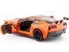 Cochesdemetal.es 2019 Chevrolet Corvette ZR1 Orange/Black 1:24 Motor Max 79356