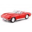 Cochesdemetal.es 1967 Chevrolet Corvette Convertible Red 1:24 Motor Max 73224