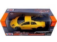 Cochesdemetal.es 2010 Lamborghini Murcielago LP670-4 SV Metallic Yellow 1:24 Motor Max 73350