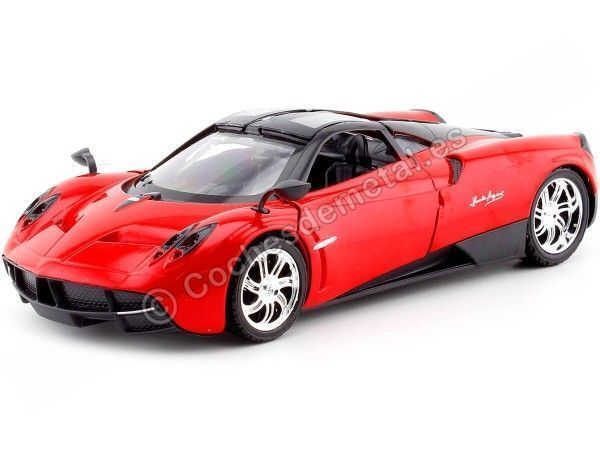 Cochesdemetal.es 2011 Pagani Huayra Rojo 1:24 Motor Max 79312