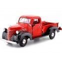 Cochesdemetal.es 1941 Plymouth Pickup Red/Black 1:24 Motor Max 73278