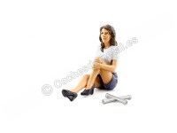 Cochesdemetal.es Figura de resina "Chica Mecánico Lucy" 1:18 American Diorama 23861