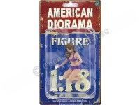 Cochesdemetal.es Figura de Resina "Car Wash Girl Alisa" 1:18 American Diorama 76265