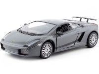 Cochesdemetal.es 2008 Lamborghini Gallardo Superleggera Dark Gray 1:24 Motor Max 73346