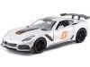 Cochesdemetal.es 2019 Chevrolet Corvette ZR1 GT Racing Metallic Grey 1:24 Motor Max 73785