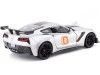 Cochesdemetal.es 2019 Chevrolet Corvette ZR1 GT Racing Metallic Grey 1:24 Motor Max 73785