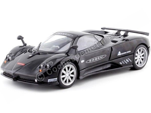 Cochesdemetal.es 2009 Pagani Zonda F Nurburgring Black 1:24 Motor Max 73783