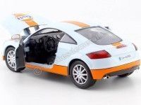 Cochesdemetal.es 2015 Audi TT Coupe "Gulf Edition" Blue/Orange 1:24 Motor Max 79645