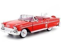 Cochesdemetal.es 1958 Chevrolet Impala Roadster Rojo 1:24 Motor Max 73267