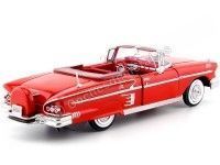 Cochesdemetal.es 1958 Chevrolet Impala Roadster Rojo 1:24 Motor Max 73267