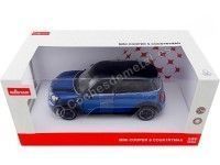 Cochesdemetal.es 2010 Mini Cooper S Countryman R60 Azul Metalizado 1:24 Rastar 56400