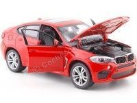 Cochesdemetal.es 2018 BMW X6 M Rojo 1:24 Rastar 56600