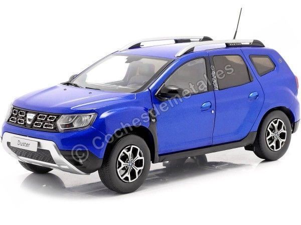 Cochesdemetal.es 2018 Dacia Duster MK II Azul Cosmos 1:18 Solido S1804604