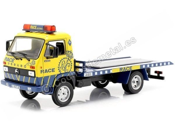 Cochesdemetal.es 1988 Camión Pegaso Ekus 1210-6 "RACE Asistencia" Azul/Amarillo 1:43 Salvat PEG004