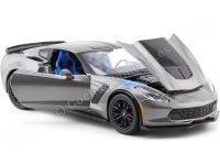 2017 Chevrolet Corvette Grand Sport Grafito "Metal Kit" 1:24 Maisto 39527 Cochesdemetal.es